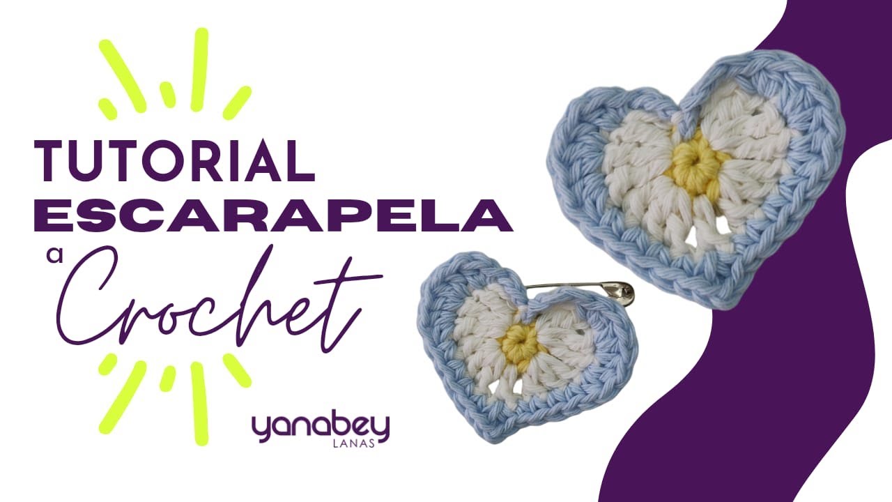 Tejer a Crochet una Escarapela - Tutorial - FÁCIL y RÁPIDO