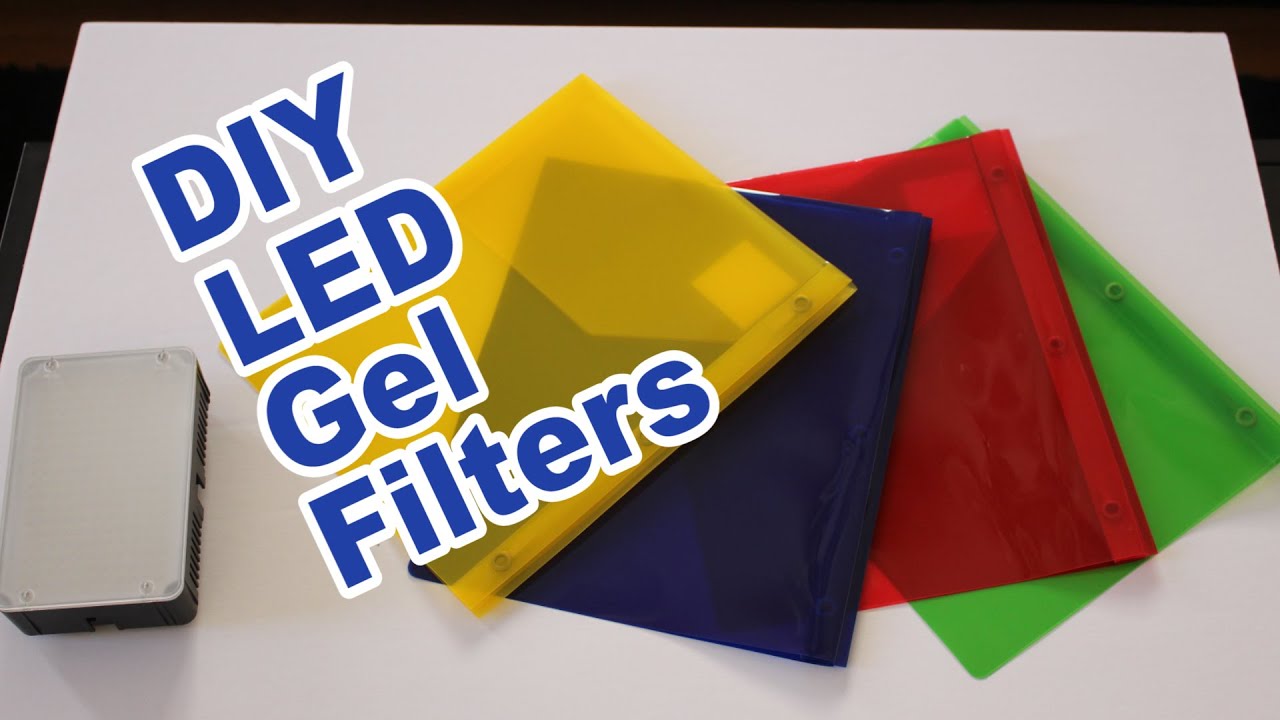 SUPER CHEAP DIY LED GEL FILTERS