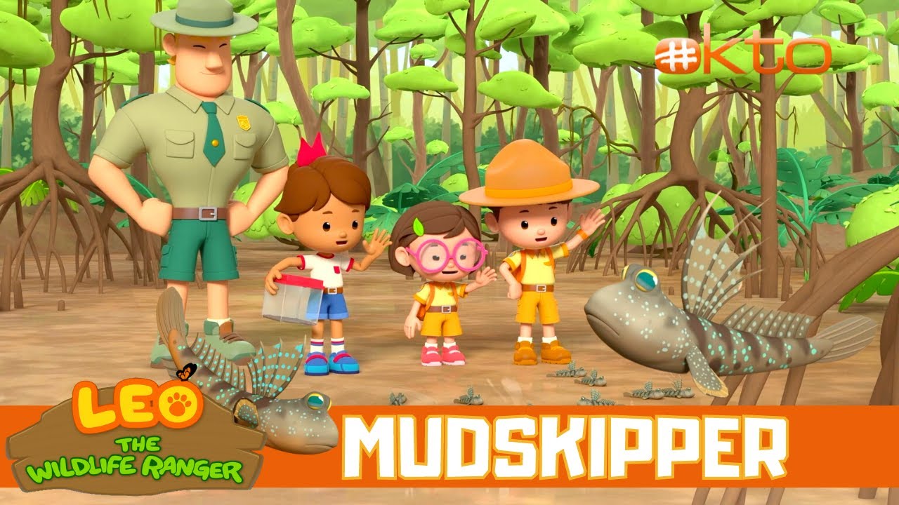 Mudskipper Fish Doesn't Live In The Sea! Where Does It Live?|Leo the Wildlife Ranger|@Mediacorp okto
