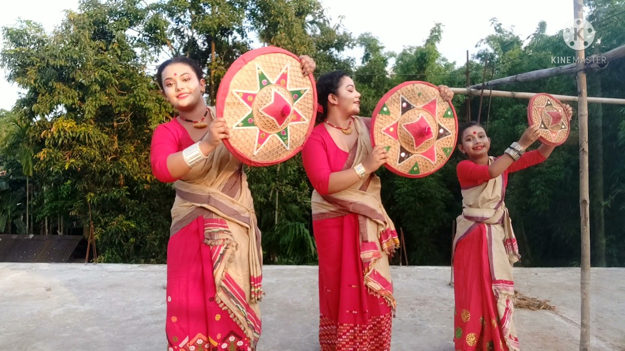 Mon Hira Doi || Prastruti & Bhumi || Lunashree || Bihu Dance||