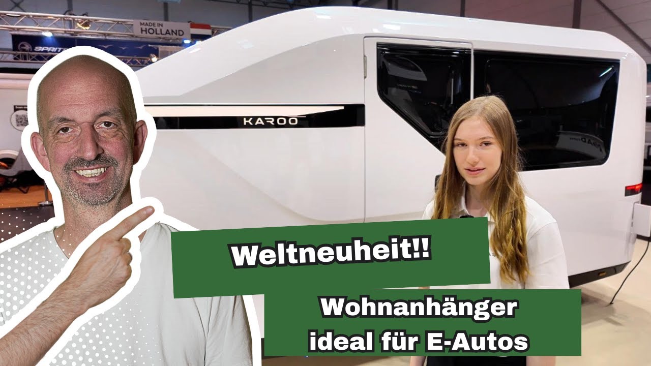 Karoo Wohnanhänger für E-Autos – Weltneuheit aus Finnland