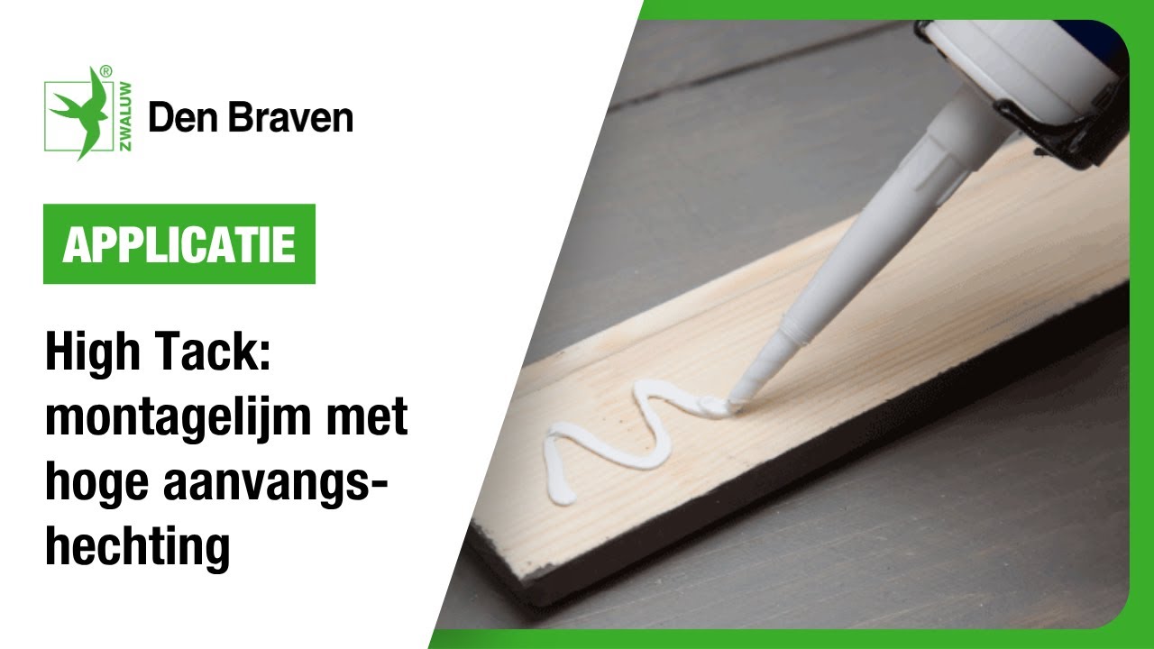 High Tack: krachtige constructielijm en montagelijm | Bouwmaterialen verlijmen | Bostik Benelux