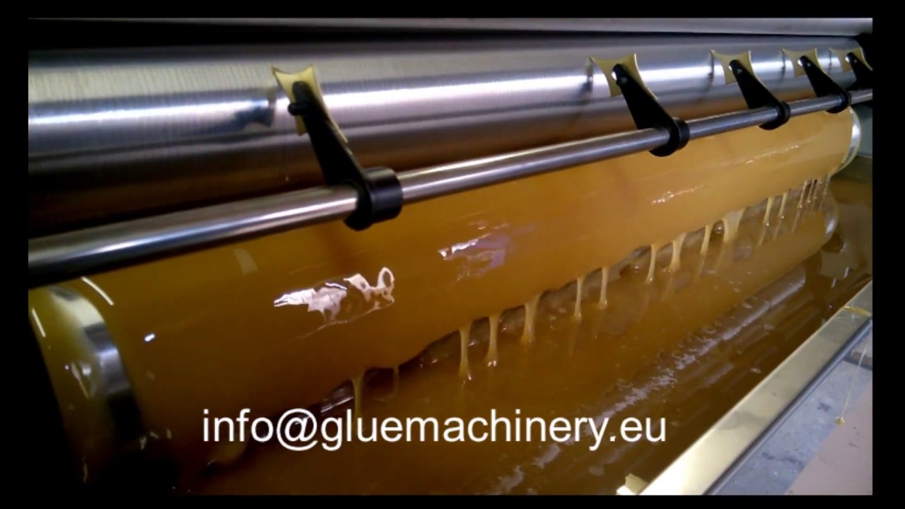GLUING MACHINE - GLUING HOT AND COLD