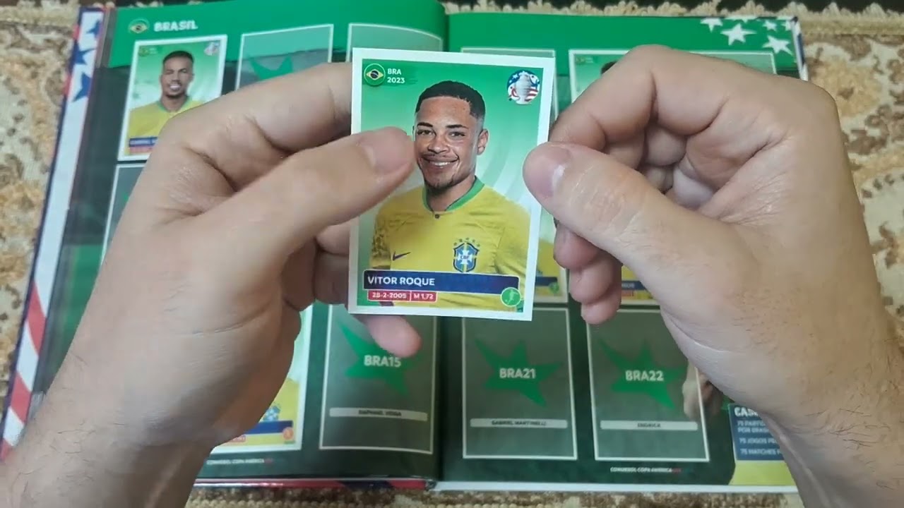 COLANDO FIGURINHAS ÁLBUM COPA AMÉRICA 2024 PANINI - CAPA DURA - PARTE 6 - ÁLBUM 60% COMPLETO