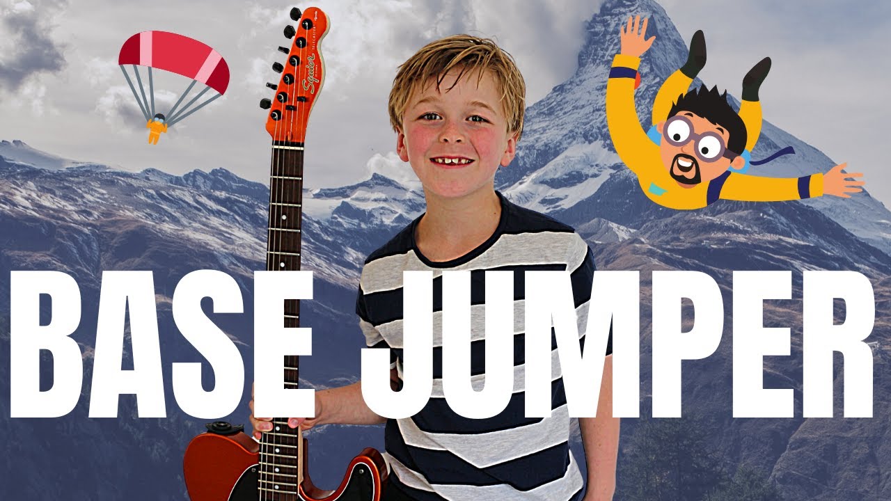 Base Jumper - Harry Age 8 - (Grade 4, RSL Awards/Rockschool) - Electric Guitar! #kidguitarist
