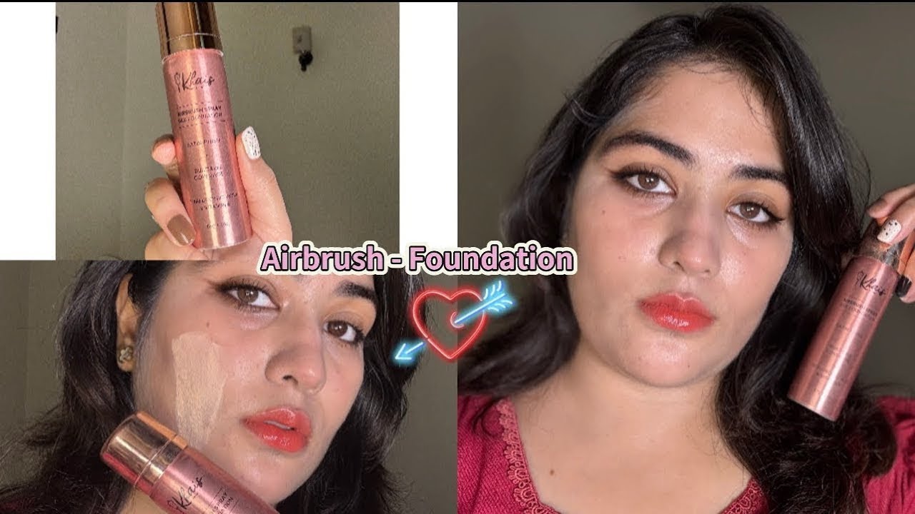 Airbrush Spray Foundation Worth it or Not ?? Khais By Nishoo Khan Silk Foundation Review 