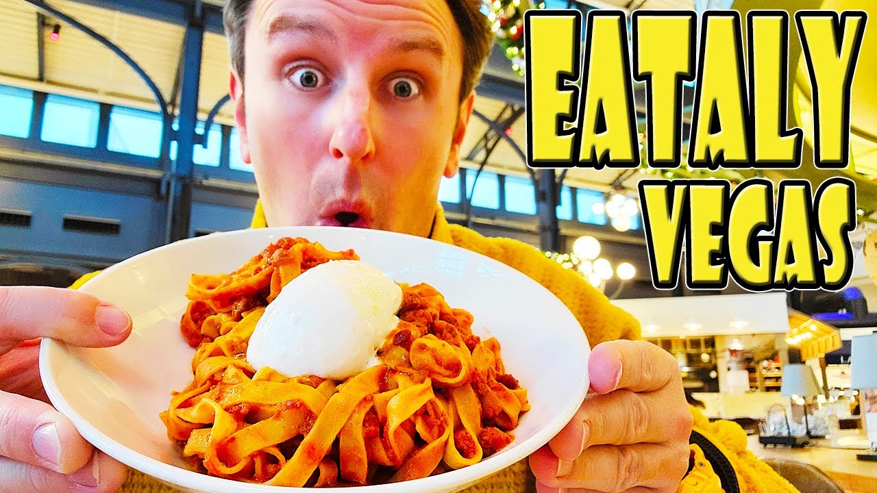 EPIC ITALIAN FOOD HALL in Las Vegas: Eataly at Park MGM