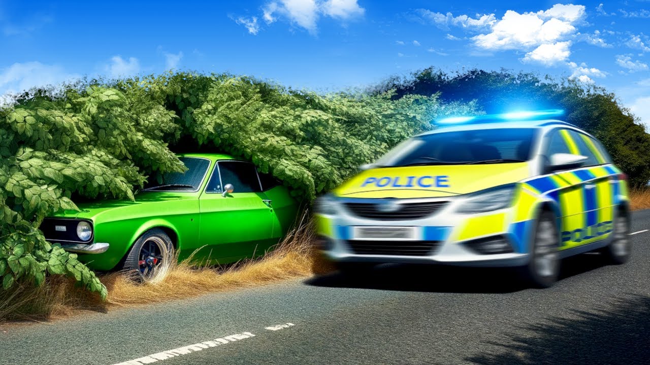 Hiding from the POLICE in BeamNG!