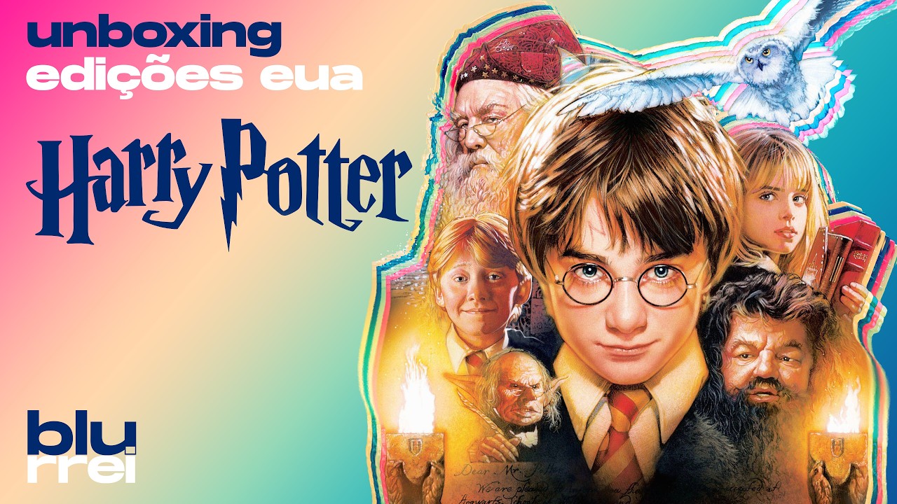 Unboxing Harry Potter Filmes Edição EUA