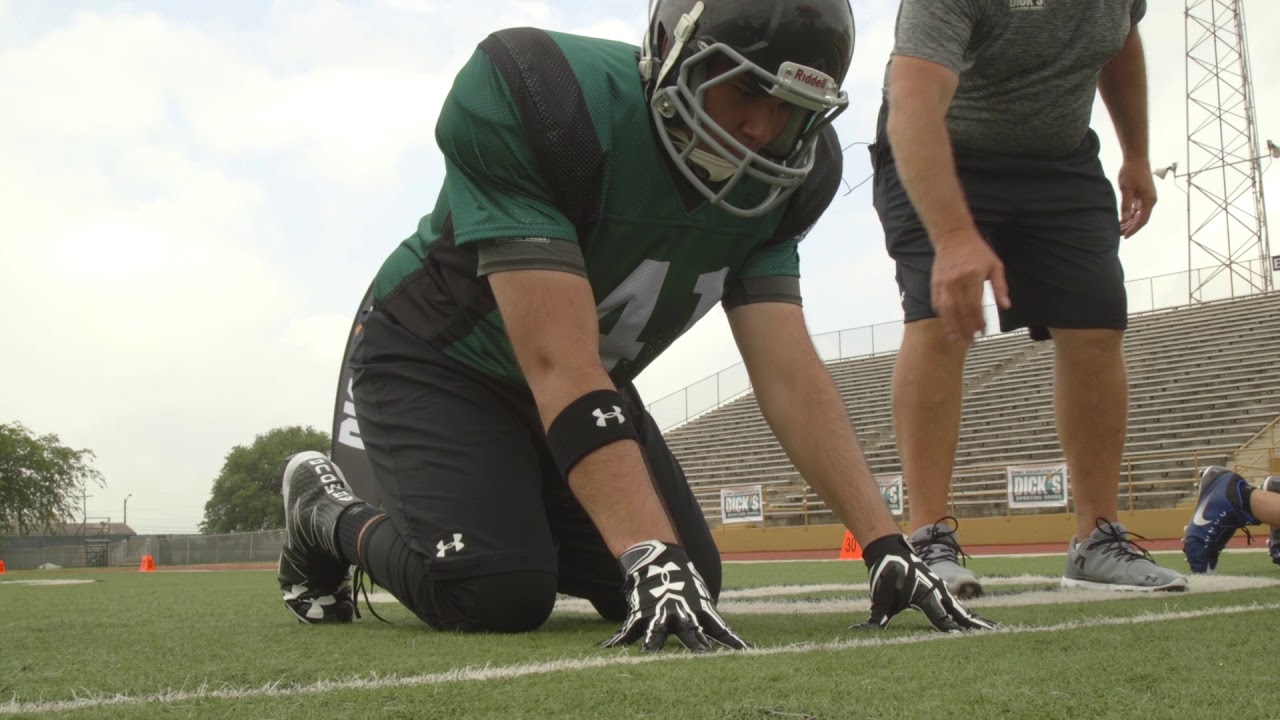 ProTips: Football: Defensive Line Tips: The 4-Point Stance Form