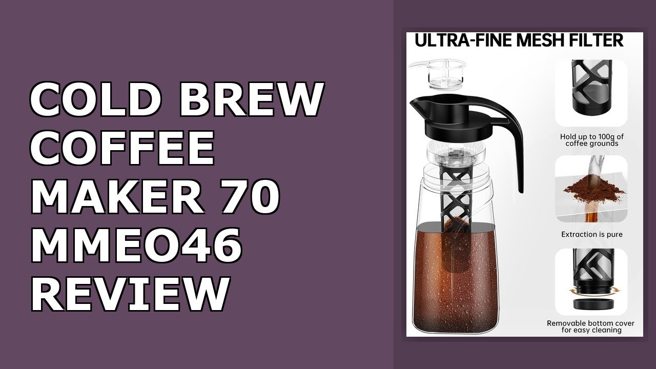 Cold Brew Coffee Maker, 70 oz (2100 ml) BPA Free Tritan Pitcher, Iced Coffee Maker and Tea Review