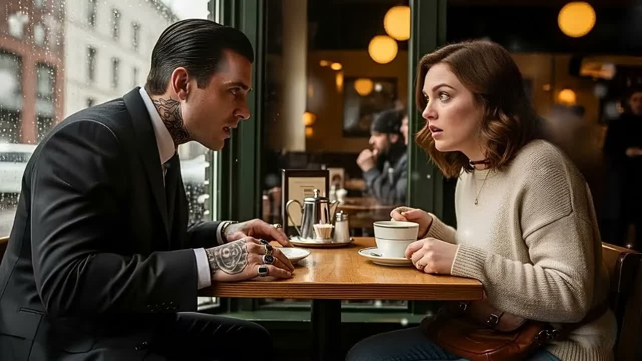 Sie trank allein Tee – bis der Mafiaboss sich setzte und sagte： „Tu so, als wärst du meine Fra