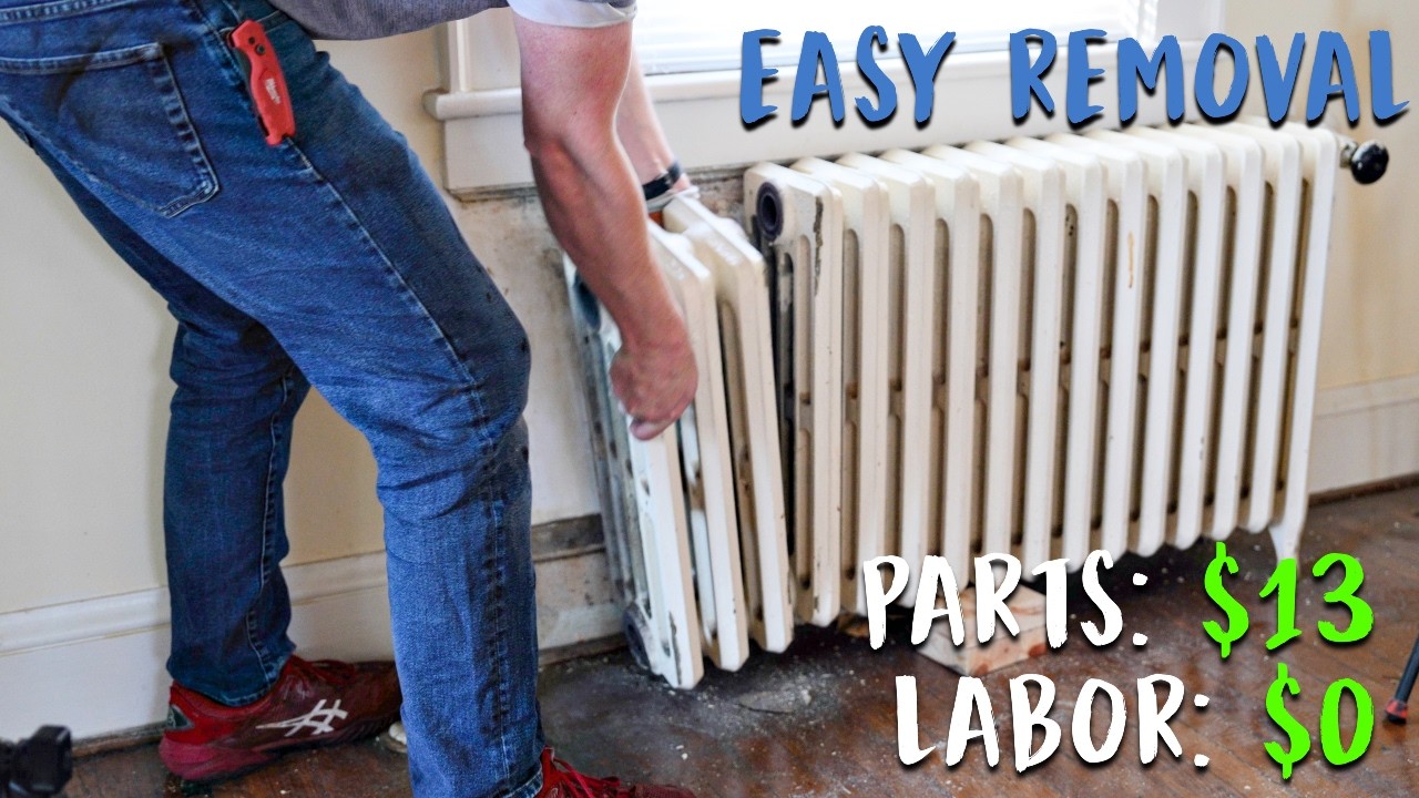 How to remove any steam radiator by yourself