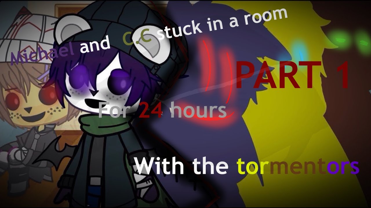 fnaf Gacha club || The Afton brothers stuck in a room with the tormentors for 24 hours || PART 1