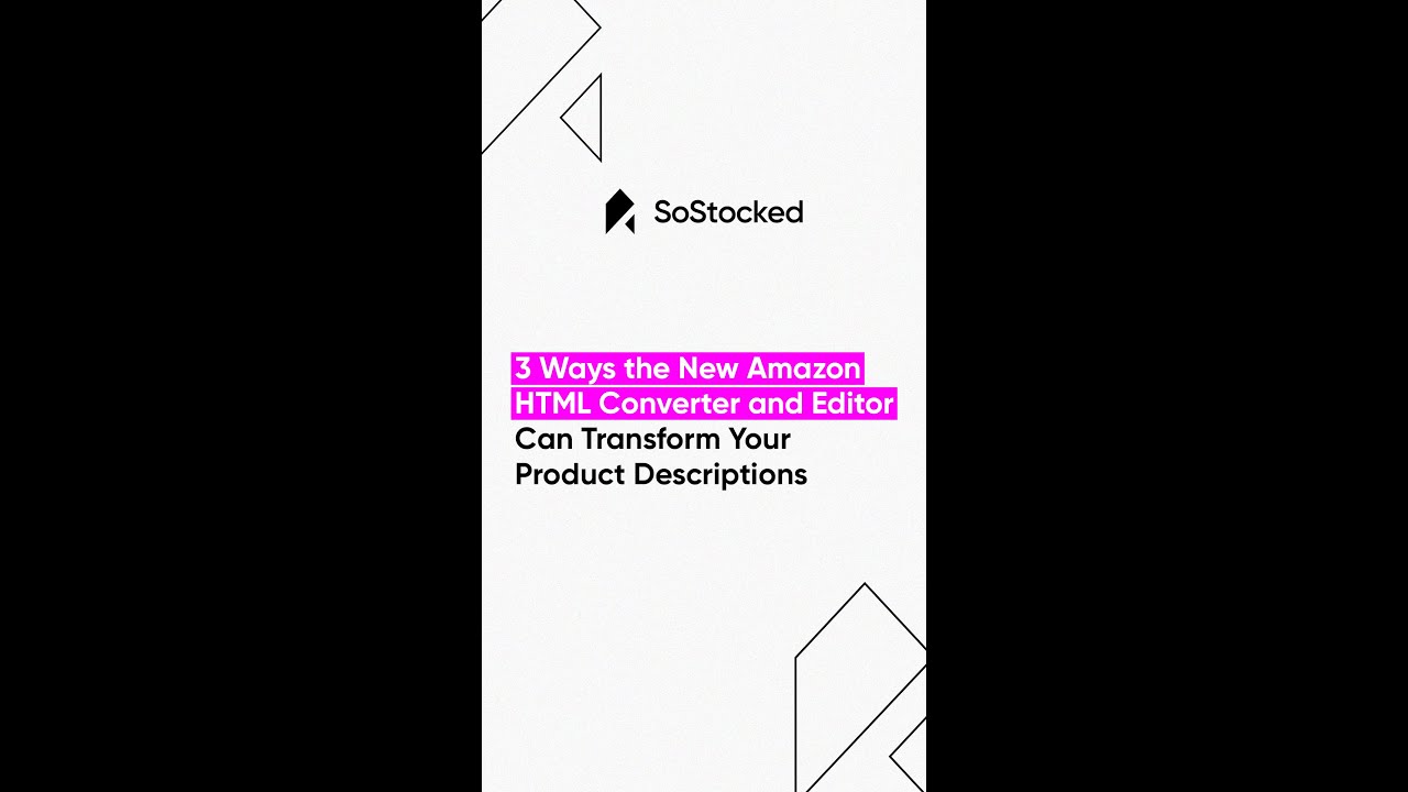 3 Ways The New Amazon HTML Converter And Editor Can Transform Your Product Descriptions