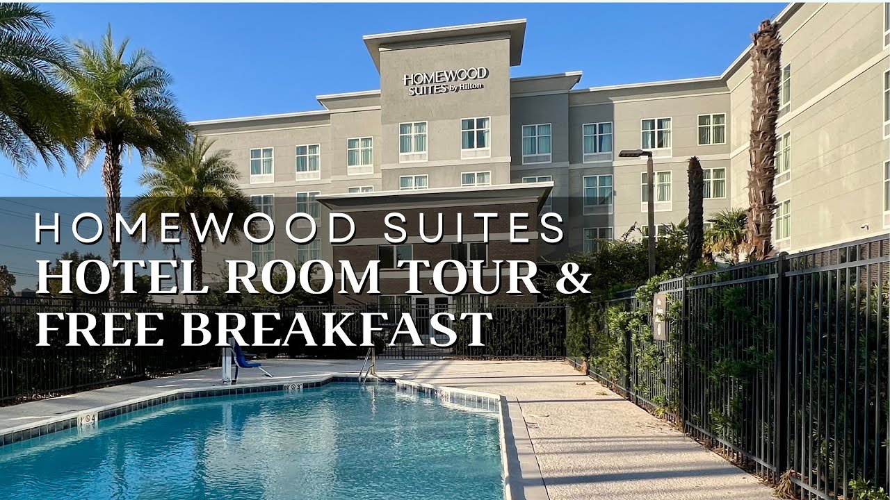 Homewood Suites Free Breakfast & Room Tour - New Orleans