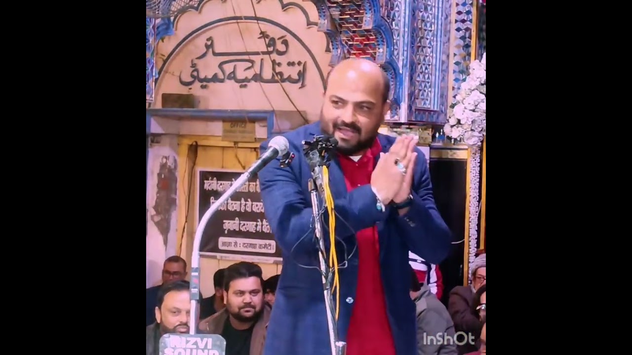  Janab kashif faizabadiJashn Alam bar dare Hussaini 17 Shaban dargah Hazrat Abbas Lucknow 2026 #ali 