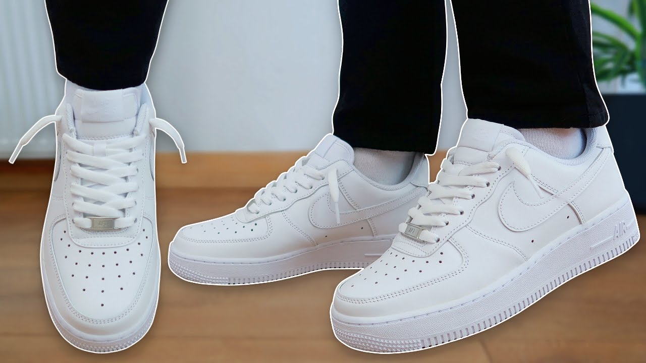 Как свободно зашнуровать кроссовки Nike Air Force 1 (ЛУЧШИЙ СПОСОБ!!)
