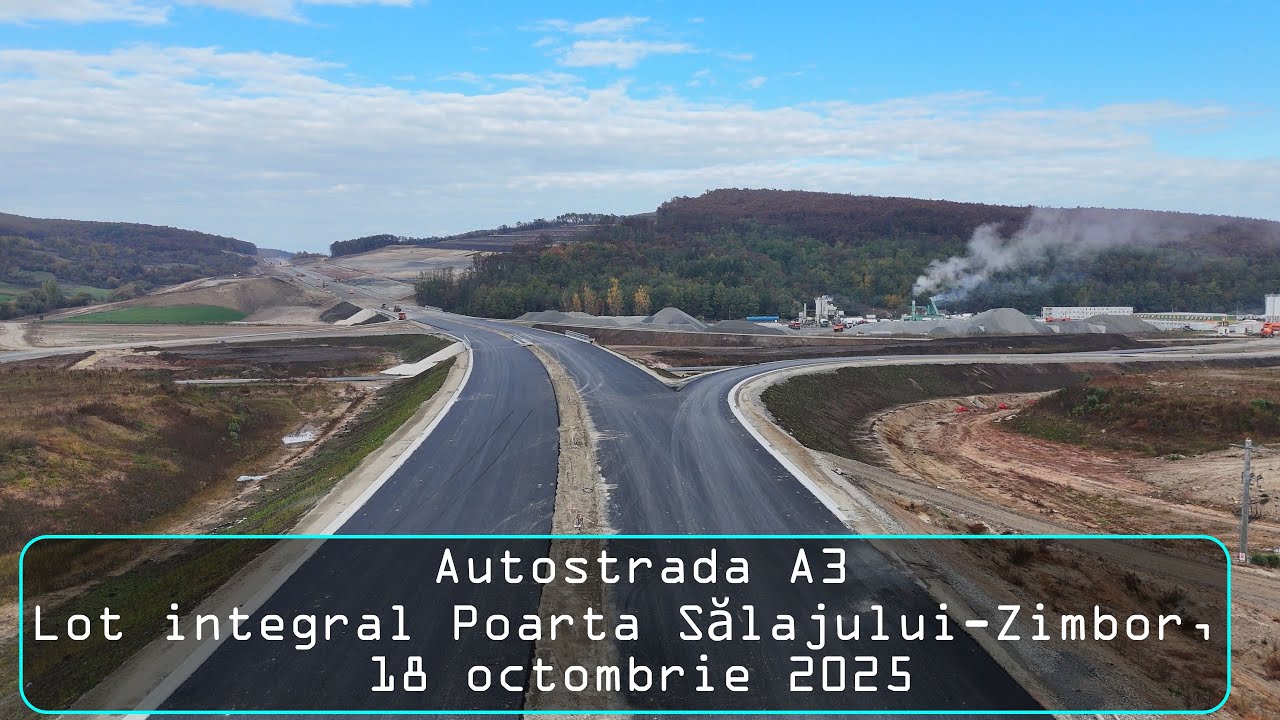 Автострада А3, вся территория Зимбор Поарта Сэлаюлуй, 18 октября 2025 г.