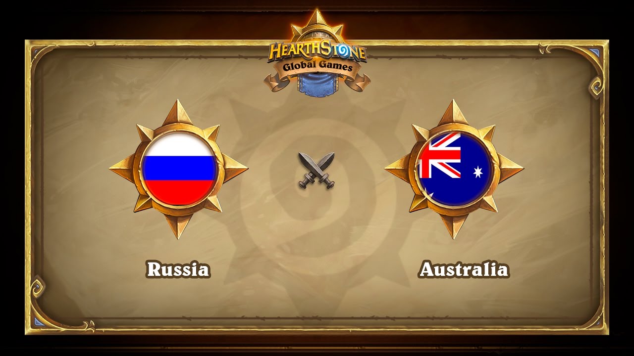 Russia vs Australia, Hearthstone Global Games Group Stage