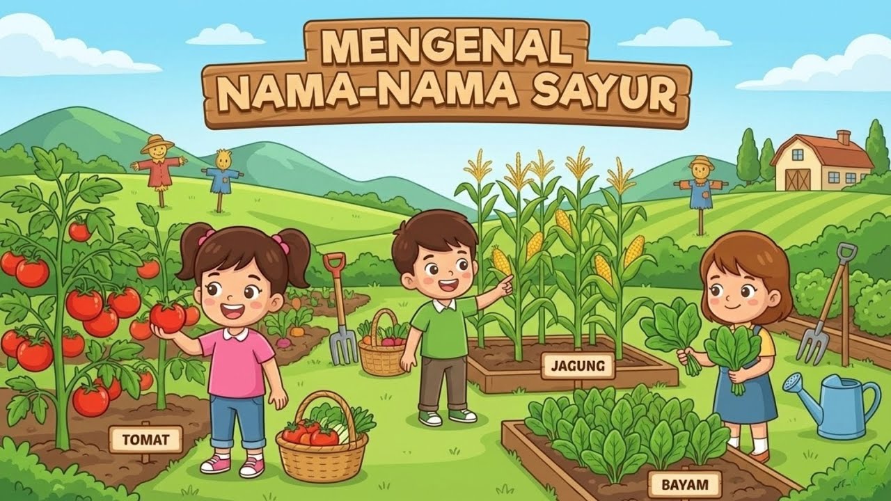 Belajar Mengenal Sayur 🥕🥦 | Video Edukasi Anak
