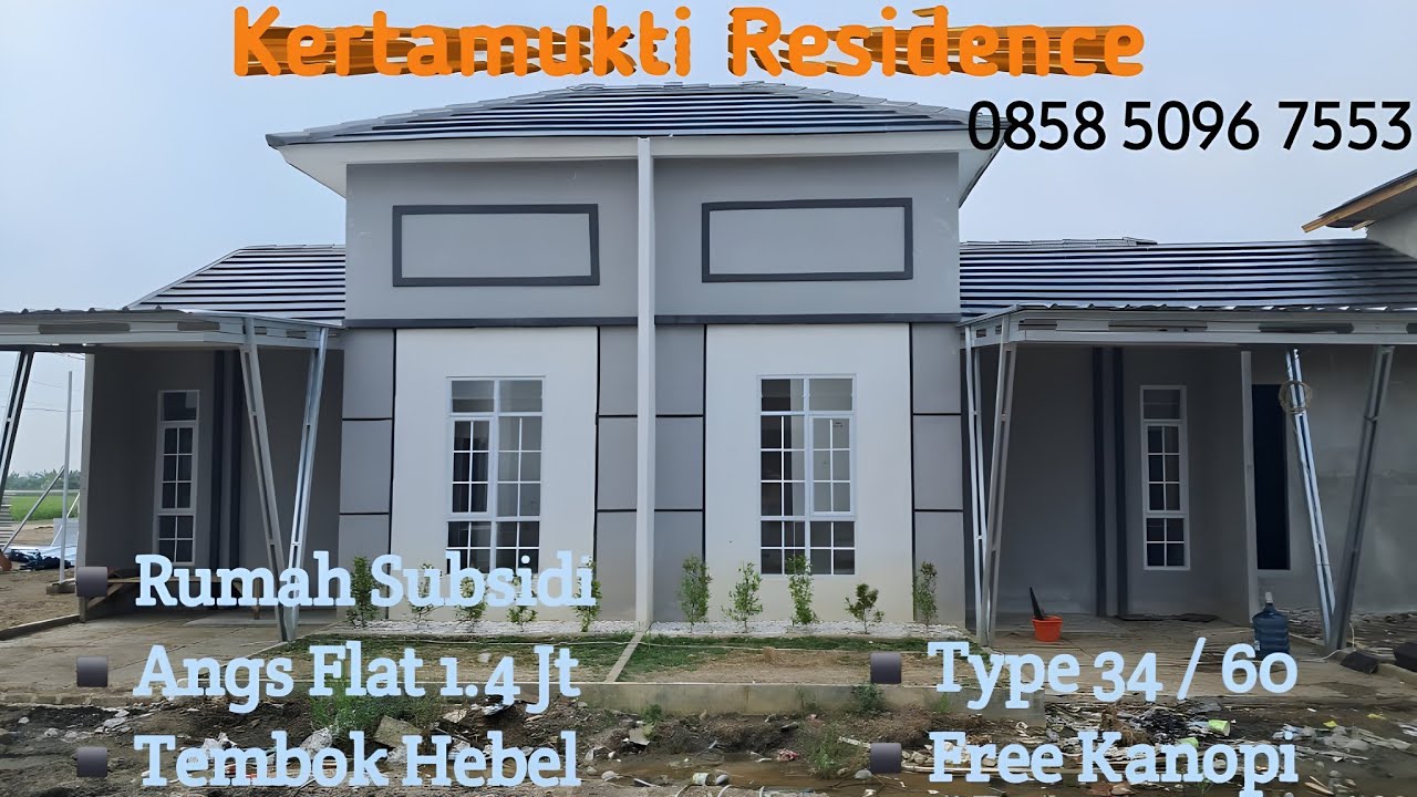 Awas....20 Menit ke St Cibitung, PDAM, Siap Huni ● RUMAH SUBSIDI BEKASI ● KERTAMUKTI RESIDENCE 