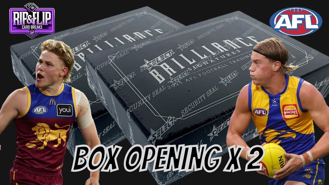 2 AFL Select Brilliance Boxes Big RC or Premiership Signature?!