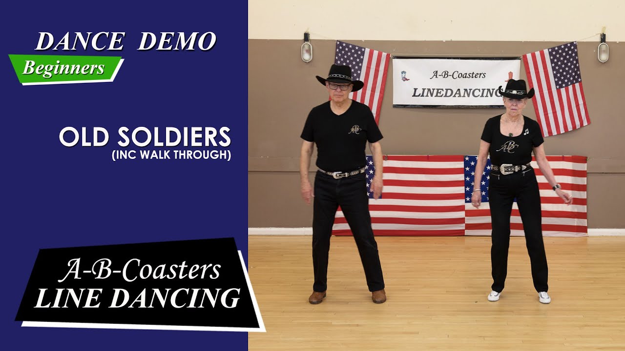 OLD SOLDIERS - Line Dance Demo & Walk Through