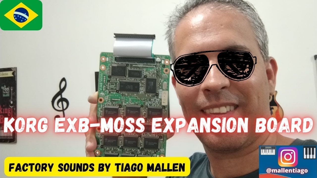 Korg EXB-Moss Expansion Board (FACTORY SOUNDS) by TIAGO MALLEN #tecladista #korg #brasil #teclado