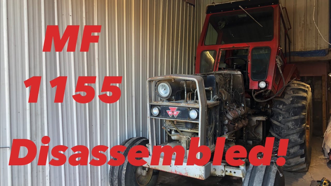 Ремонт гидравлики Massey Ferguson 1155, часть 1.
