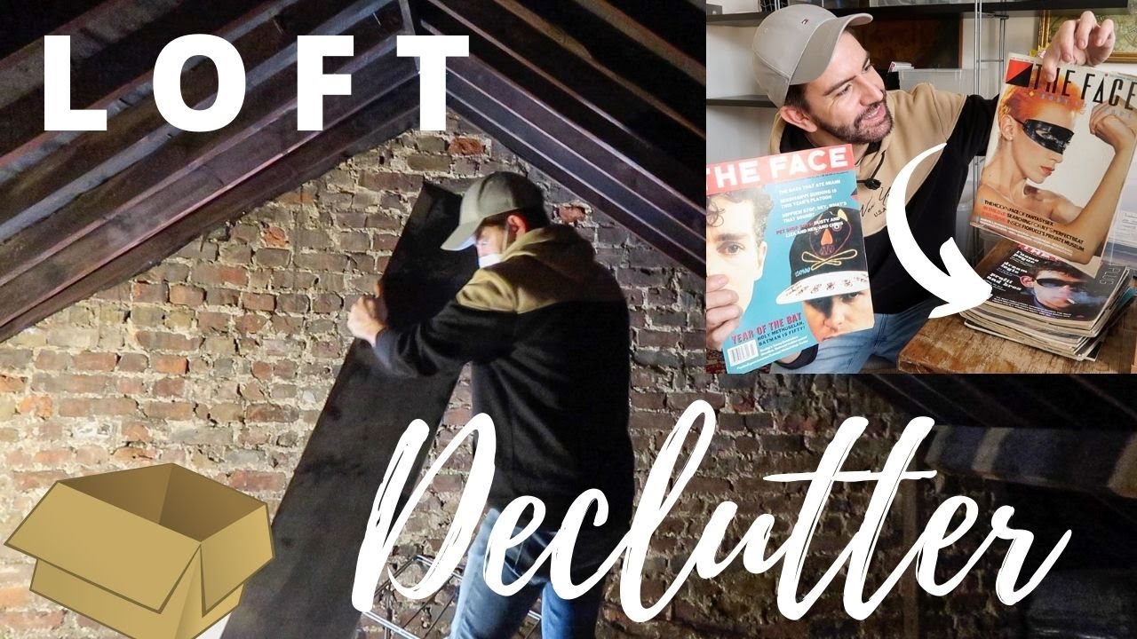 HUGE LOFT DECLUTTER CONTINUED | *FINDING VINTAGE TREASURE!* MR CARRINGTON LOFT CONVERSION VLOG