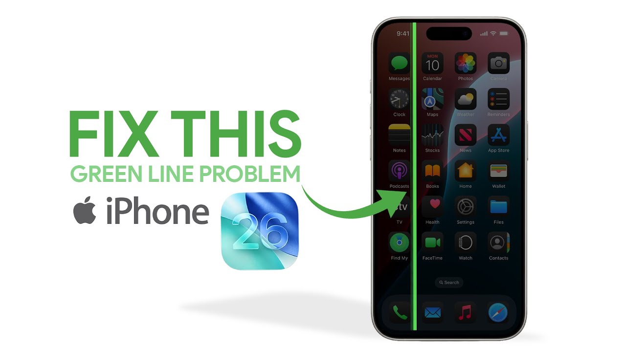 Как исправить проблему с зеленой линией на iPhone в домашних условиях?