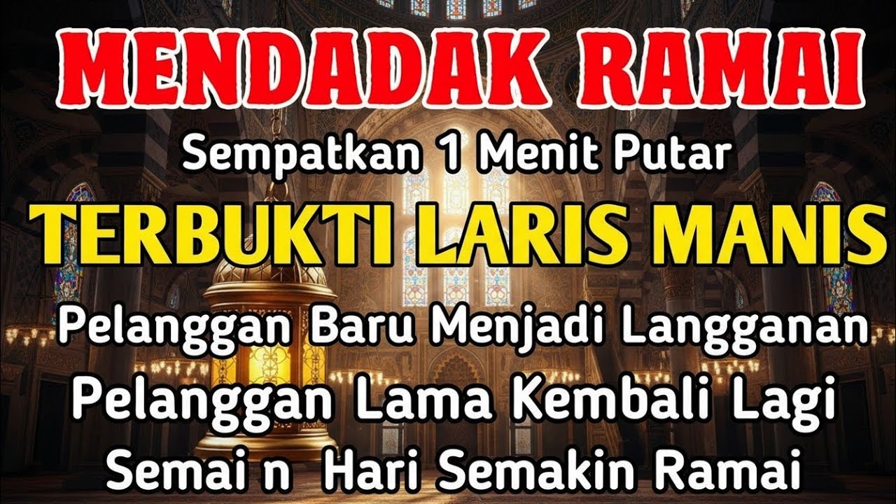 Bacaan Dahsyat!! Satu Kali Putar Bisa Mendatangkan Rezeki dari manapun