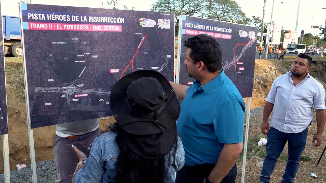 Managua: Inician obras en los tramos 2 y 3 de la Pista Héroes de la Insurrección