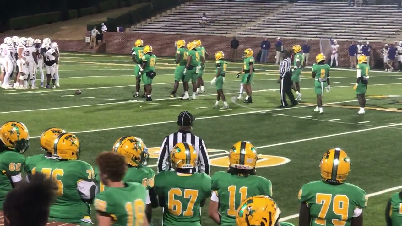 Dublin Highschool Vs Fitzgerald Round 2 GHSA State Football Playoffs 1st Half Highlights