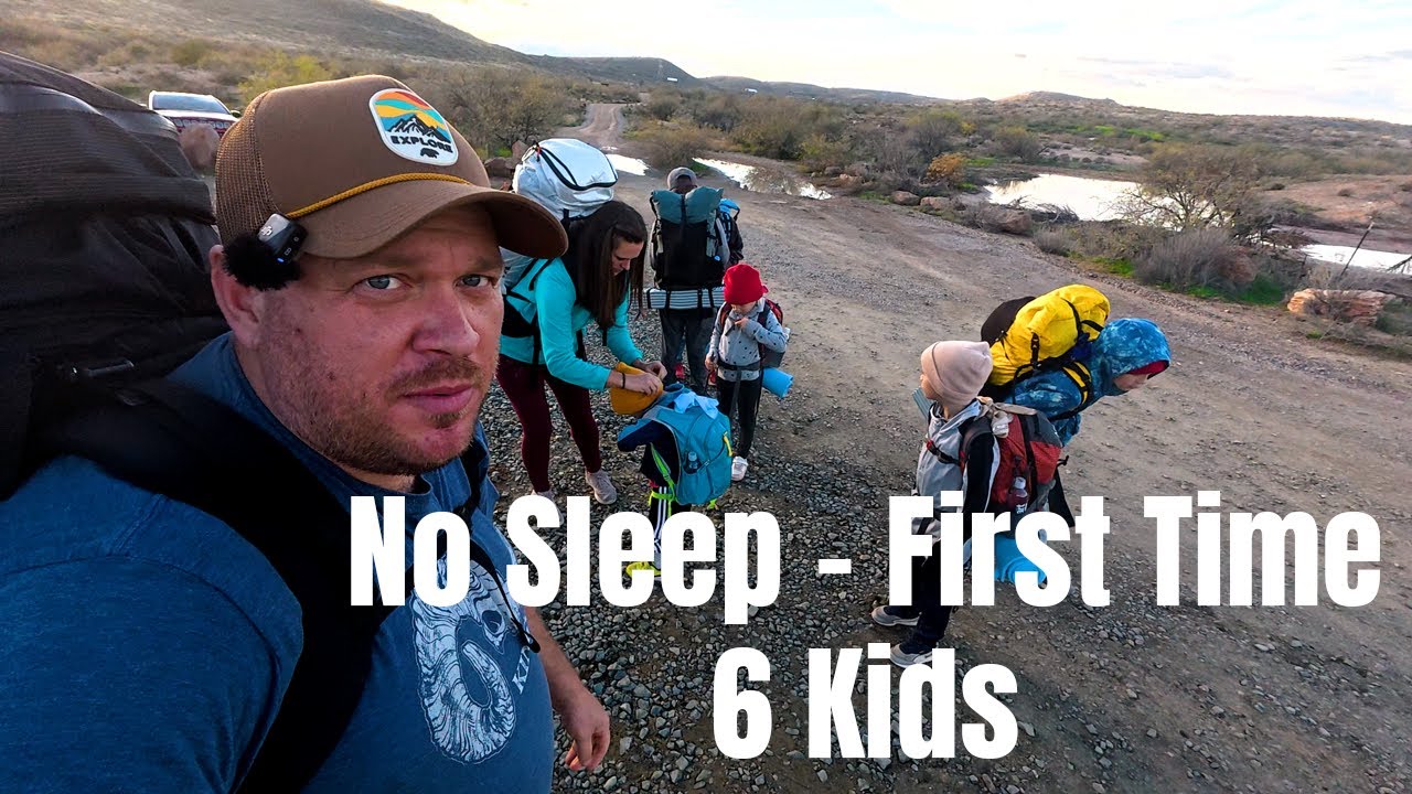 Our First Family Backpacking Trip | 6 Kids in the Arizona Desert