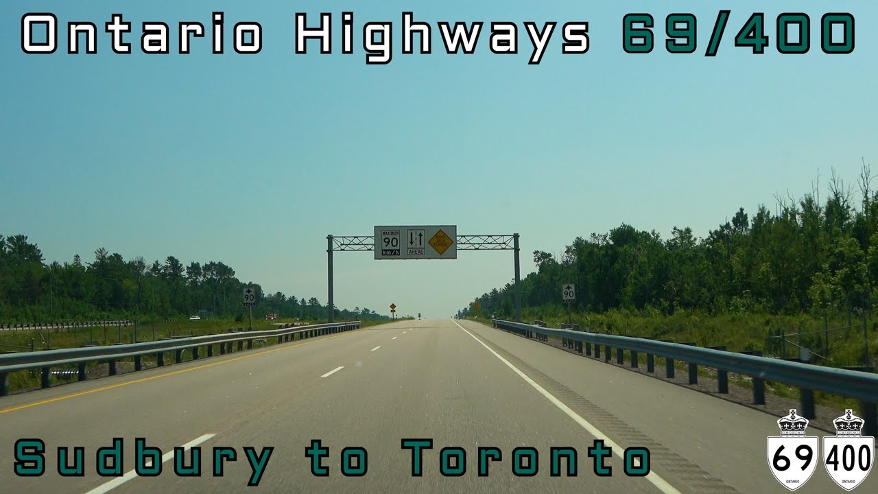Ontario Highways 69/400 SB - Sudbury to Toronto - July, 2025