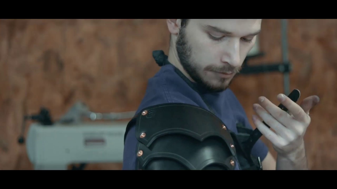 How to Make Leather Triple Pointed Spaulders | Viking Leathercrafts