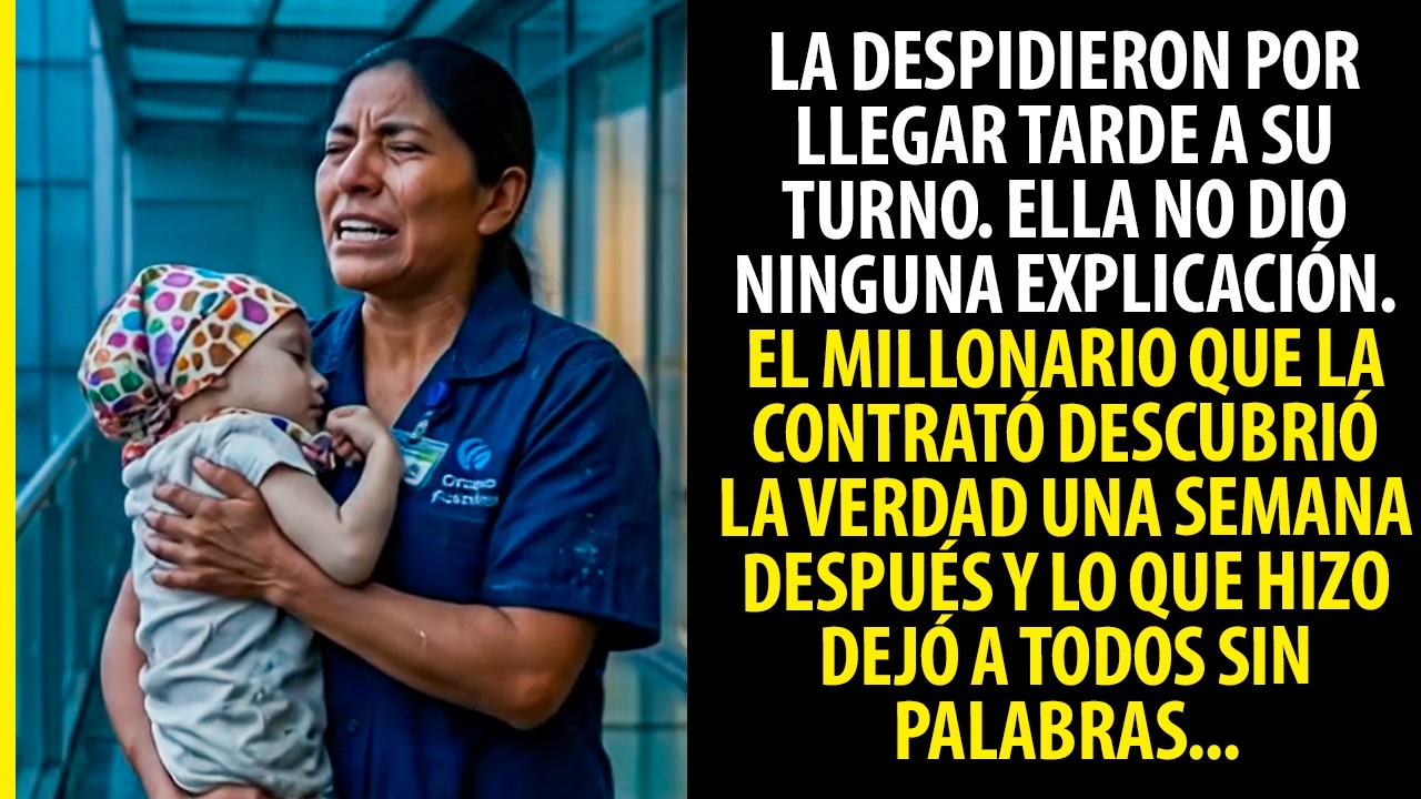 La despidieron por llegar tarde. No explicó por qué. El millonario descubrió la verdad después