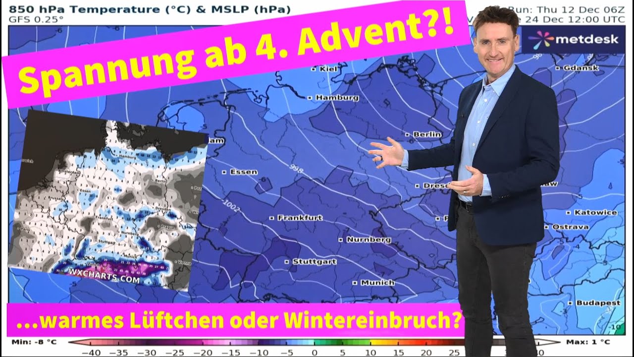 Kommt nach Ernst das verfrühte Weihnachtstauwetter? An Weihnachten Chancen auf Schnee und Kälte