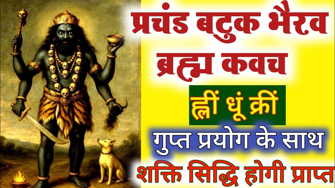 बटुक भैरव ब्रह्म कवच सिद्धि महाविद्या के साथ #batukbhairav #mahavidya #maa #bagalamukhi #tantra