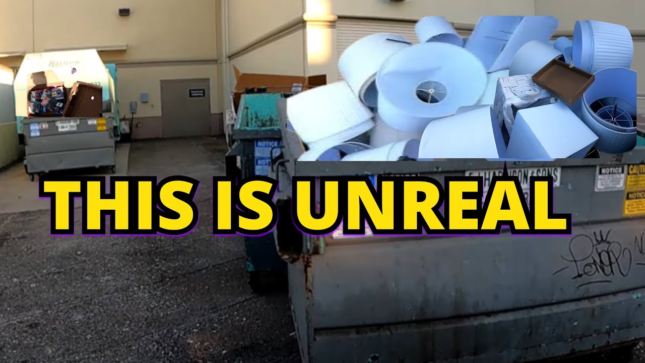 DUMPSTER DIVING - THIS IS UNREAL! THE STORE TOSSED BRAND NEW INVENTORY AND I GRABBED IT ALL