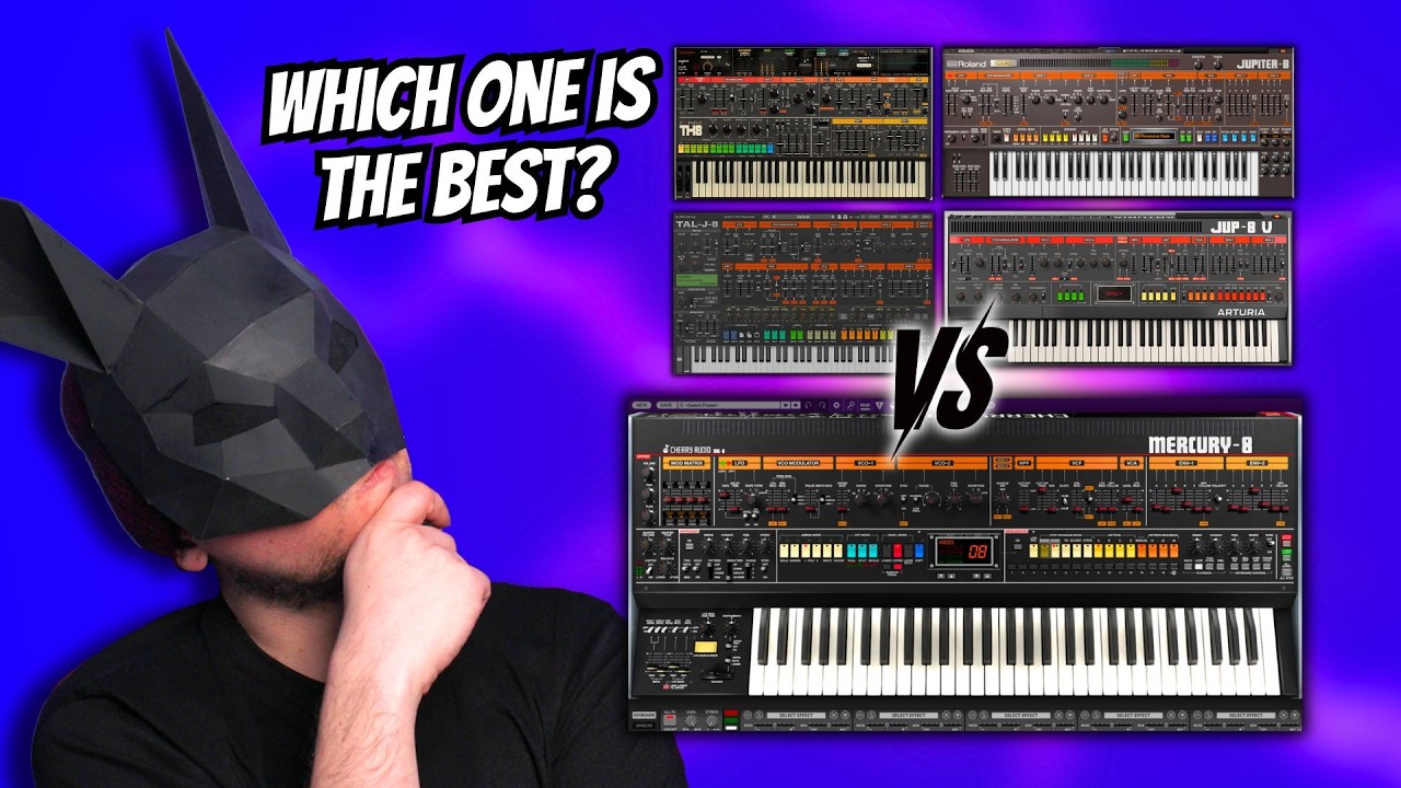 The Battle Of The Jupiters - Cherry Audio vs Arturia vs Roland vs Acustica vs TAL