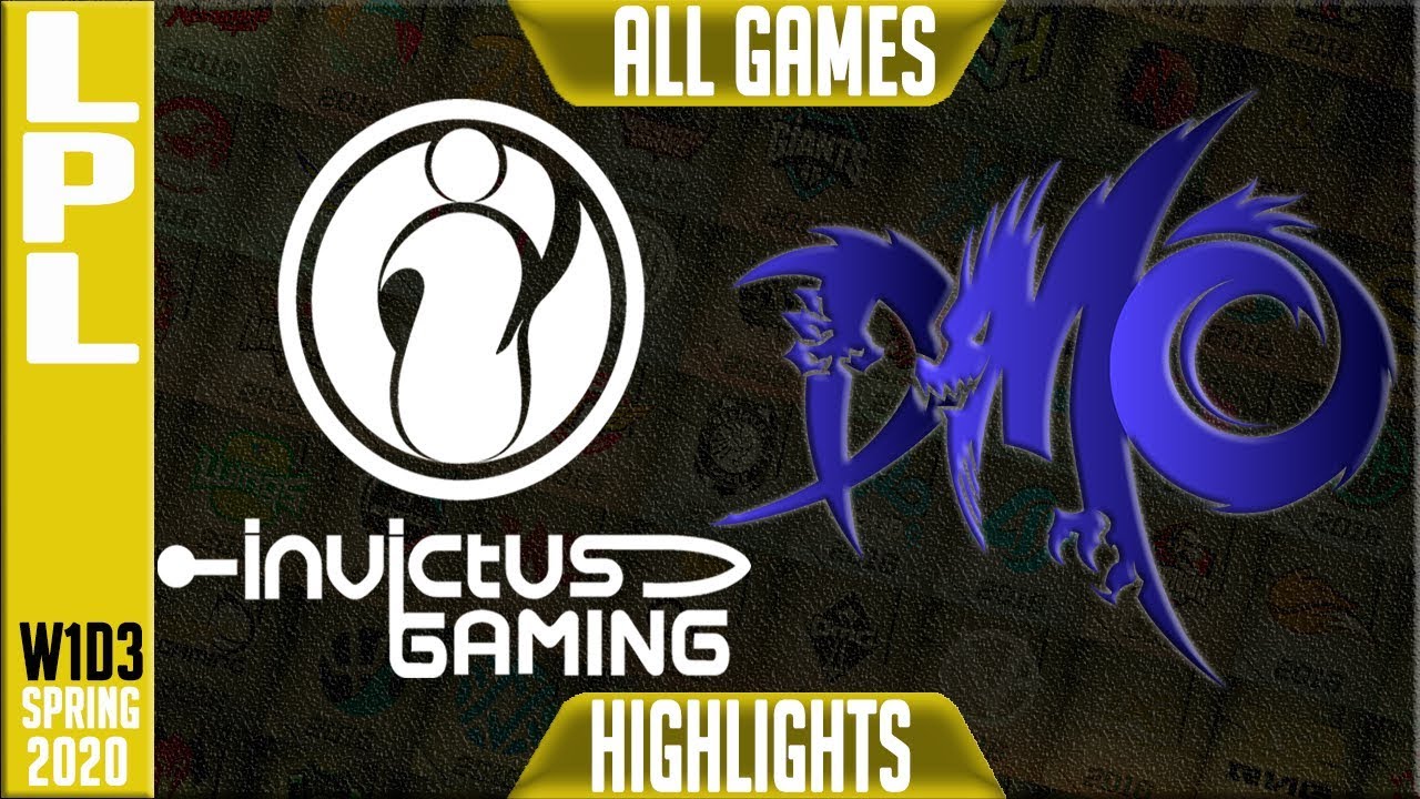 IG vs DMO Highlights ALL GAMES | LPL Spring 2020 W1D3 | Invictus Gaming vs Dominus Esports