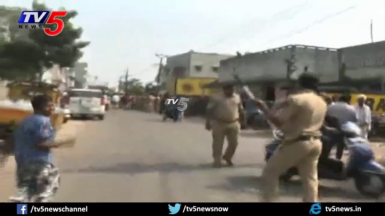 LIVE : AP Police Over Action In Mandadam | TV5 News