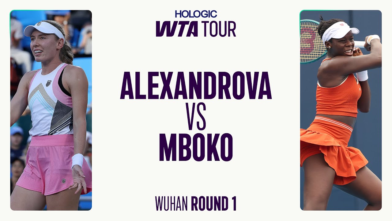 Ekaterina Alexandrova vs. Victoria Mboko | 2025 Wuhan Round 1 | WTA Match Highlights