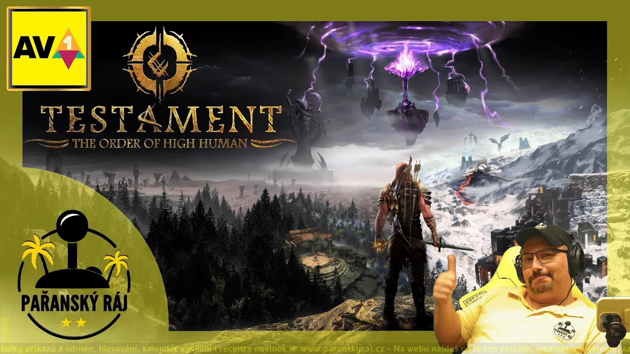Testament: The Order of High Human | Testujeme fantasy RPG novinku přes PC na EPIC | CZ 4K60 AV1