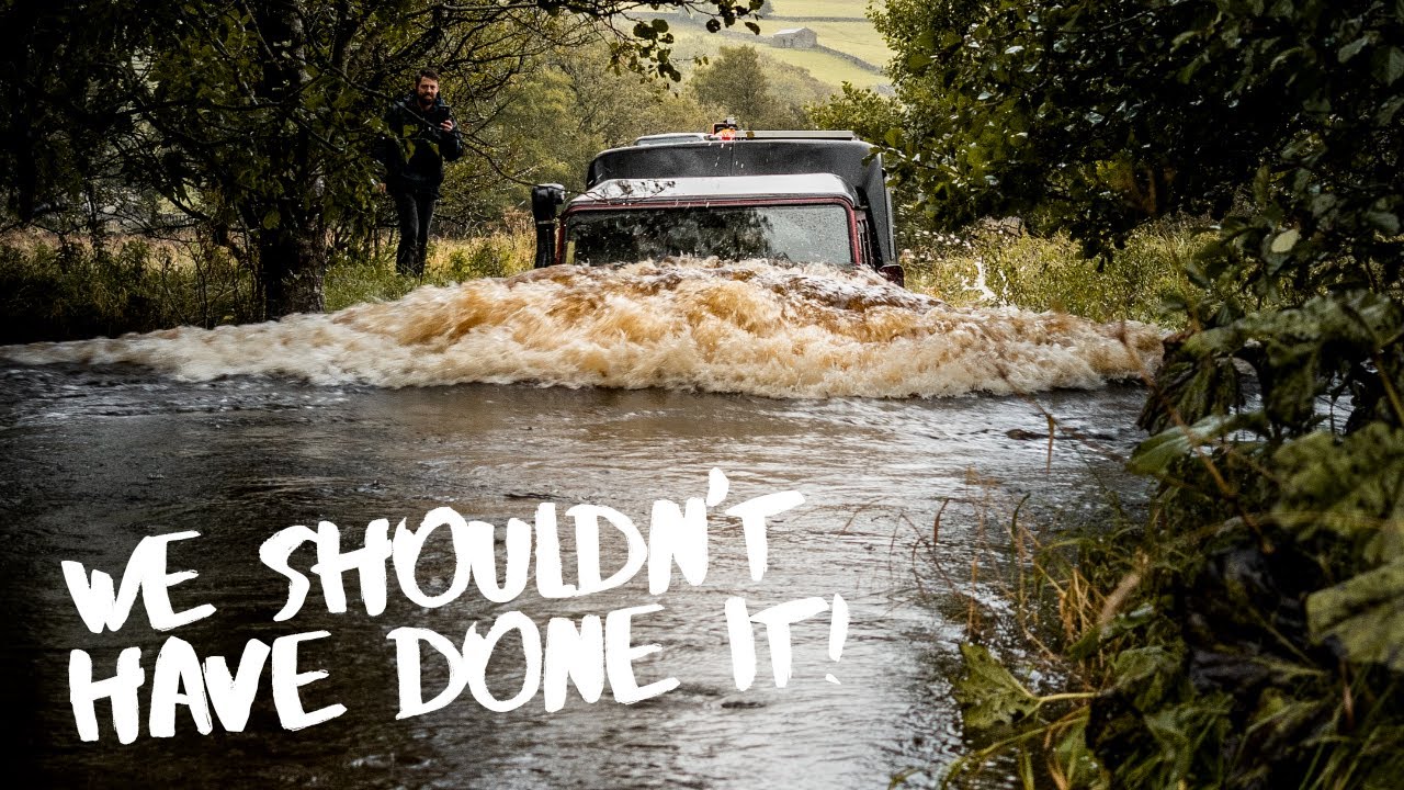 Flooded River Crossing - 4x4 Adventure Yorkshire Dales