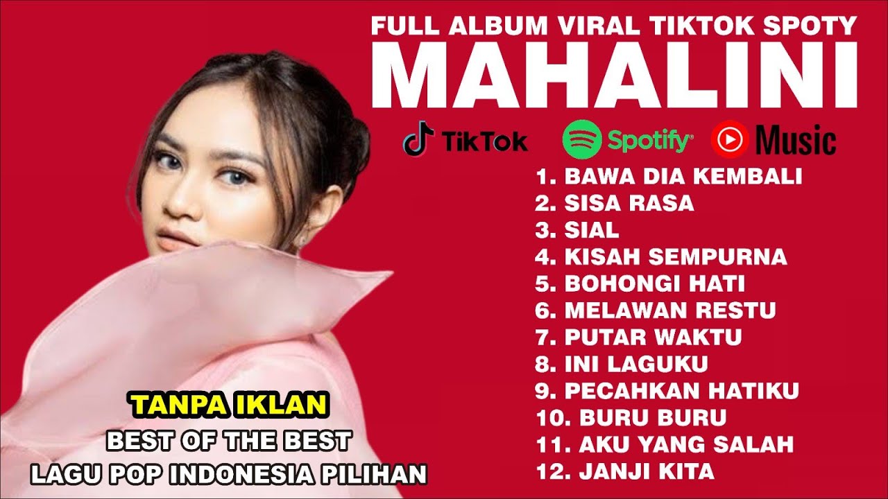 MAHALINI FULL ALBUM FABULA | LAGU PALING VIRAL FULL LIRIK TERBARU 2025 VIRAL TIKTOK BAWA DIA KEMBALI