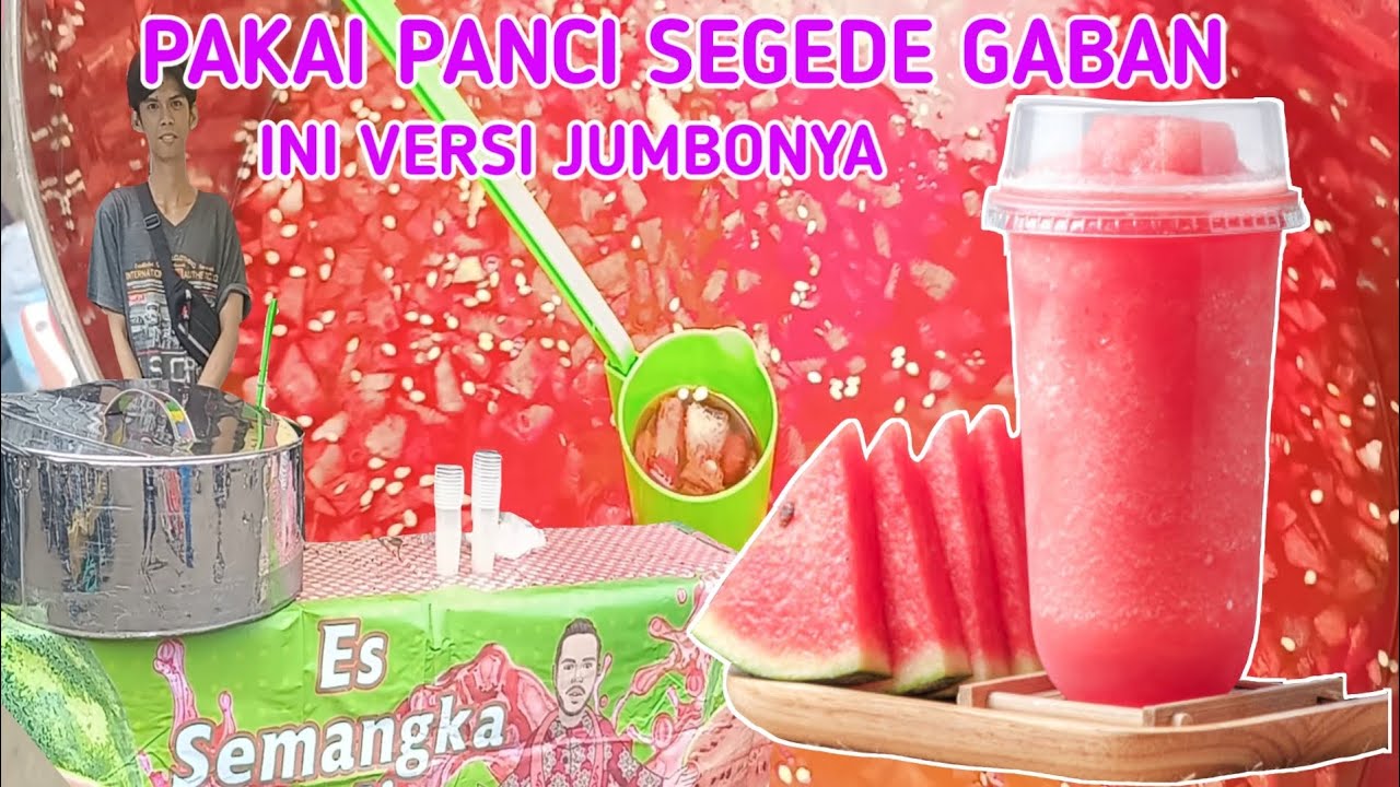 SEHARI LAKU 750RB !! ES SEMANGKA INDIA VERSI JUMBO !! ES VIRAL KEKINIAN 2023 !!
